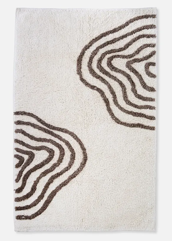 Badrumsmatta med grafiskt m&ouml;nster, bonprix