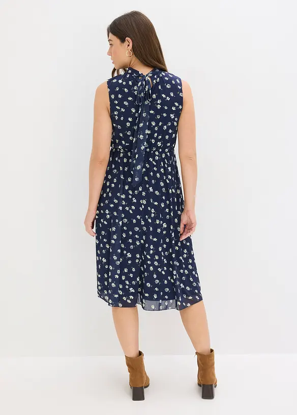 Jerseykl&auml;nning av tunn mesh, bonprix