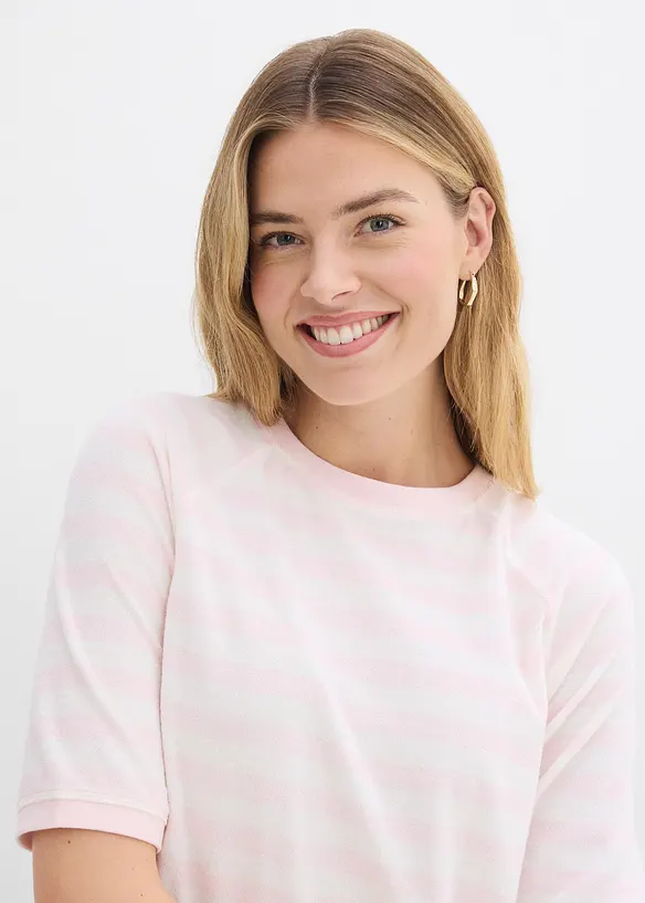 Topp i mjuk frott&eacute;, bonprix