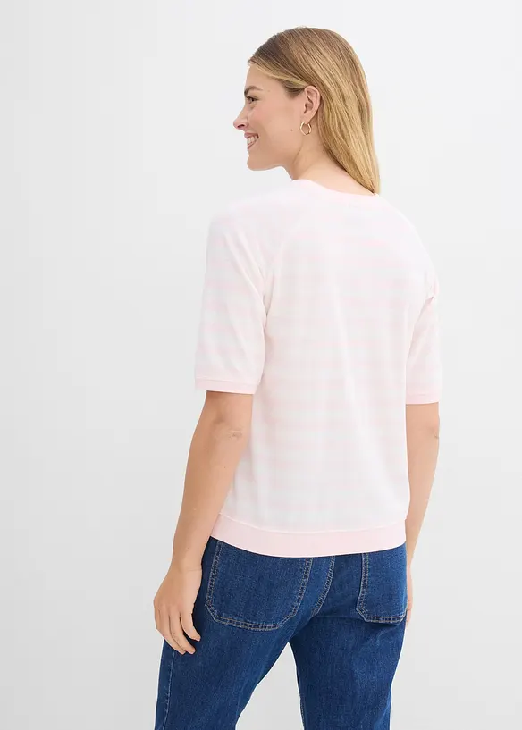 Topp i mjuk frott&eacute;, bonprix