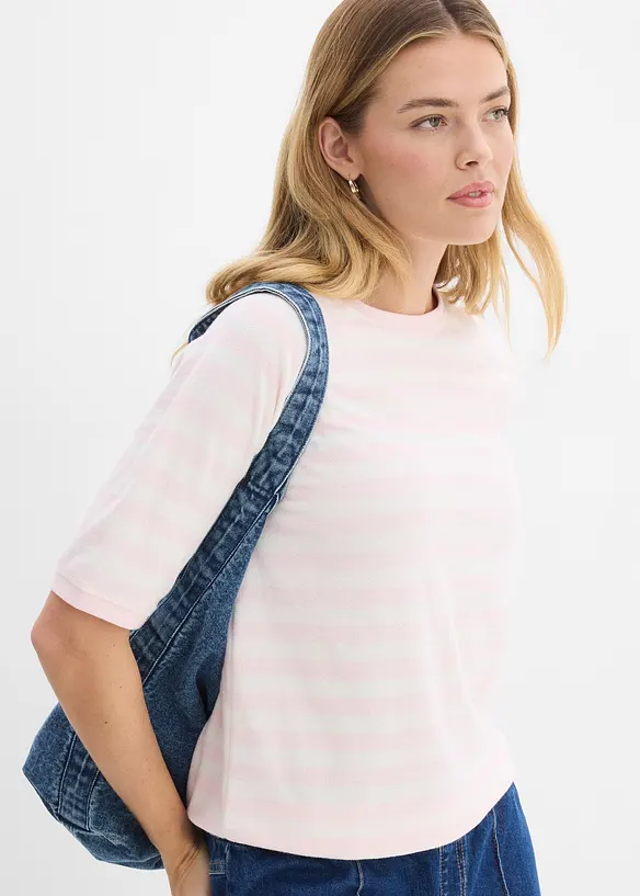 Topp i mjuk frott&eacute;, bonprix