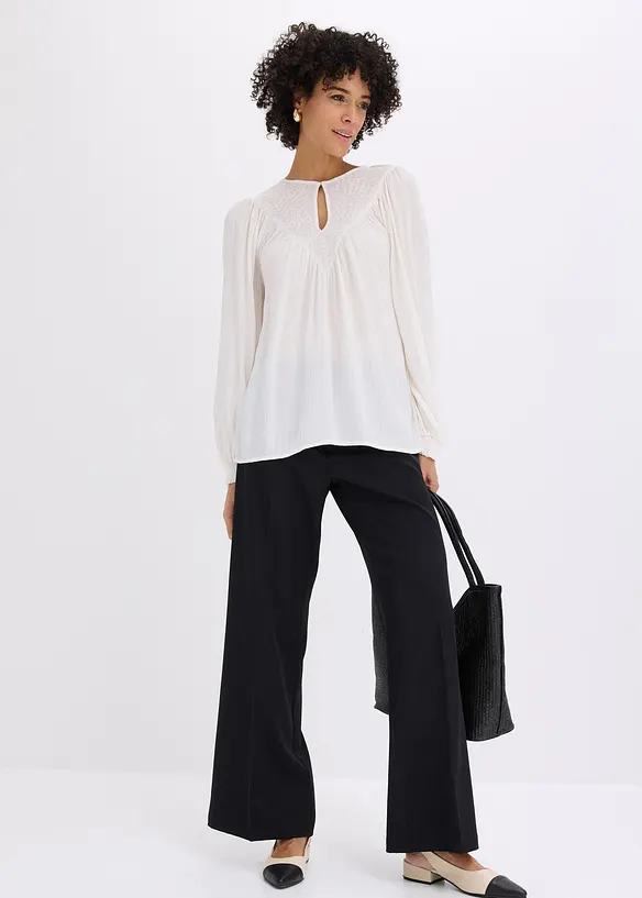 Tunika med broderi, bonprix