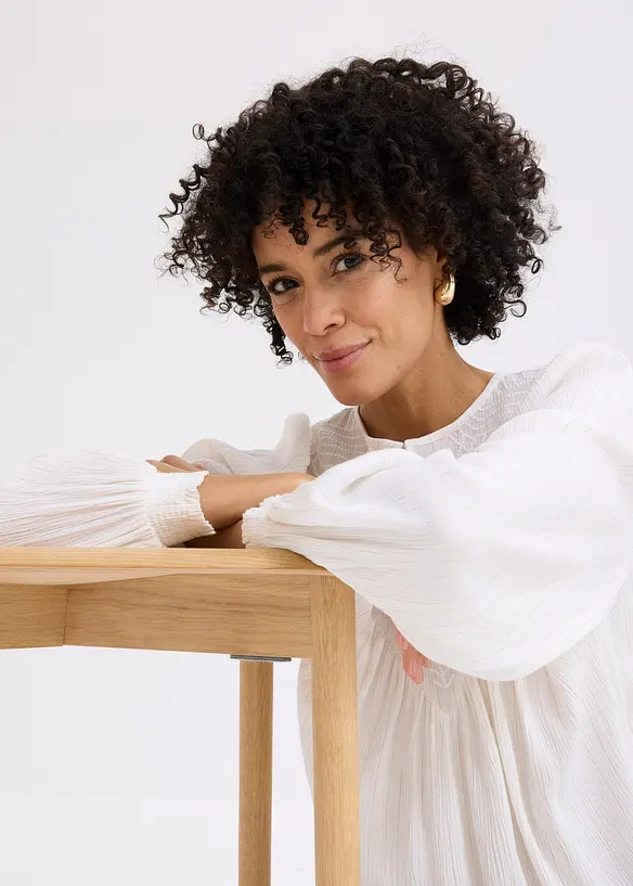 Tunika med broderi, bonprix