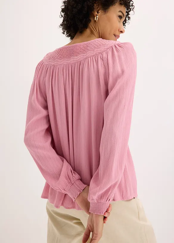 Tunika med broderi, bonprix