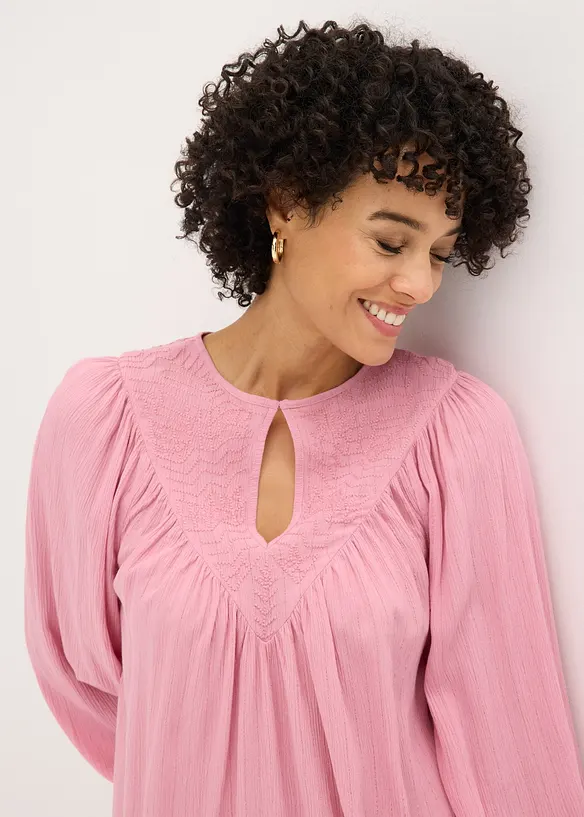 Tunika med broderi, bonprix