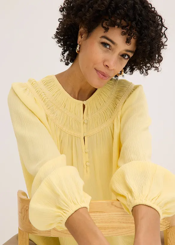 Tunika med spetsband, bonprix