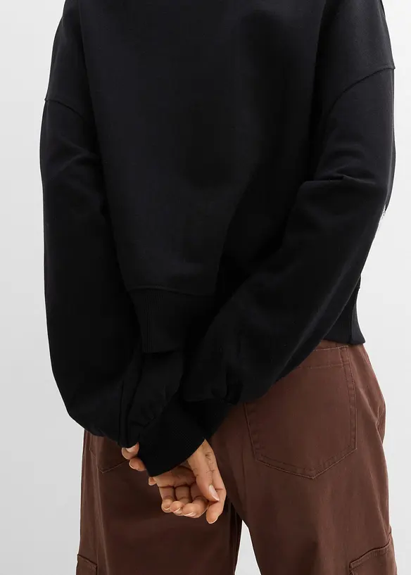 Oversizesweatshirt av ekologisk bomull, bonprix