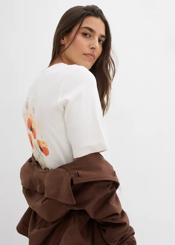 T-shirt i ekologisk bomull, bonprix