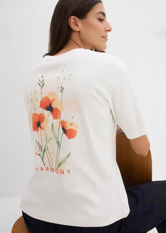 T-shirt i ekologisk bomull, bonprix