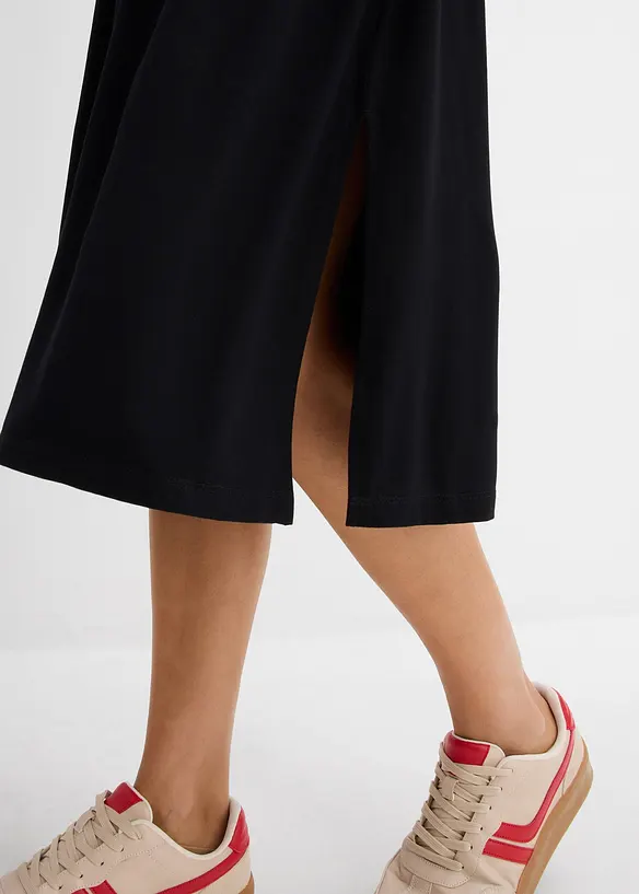 Jerseykl&auml;nning i f&ouml;ljsam viskosmix, bonprix