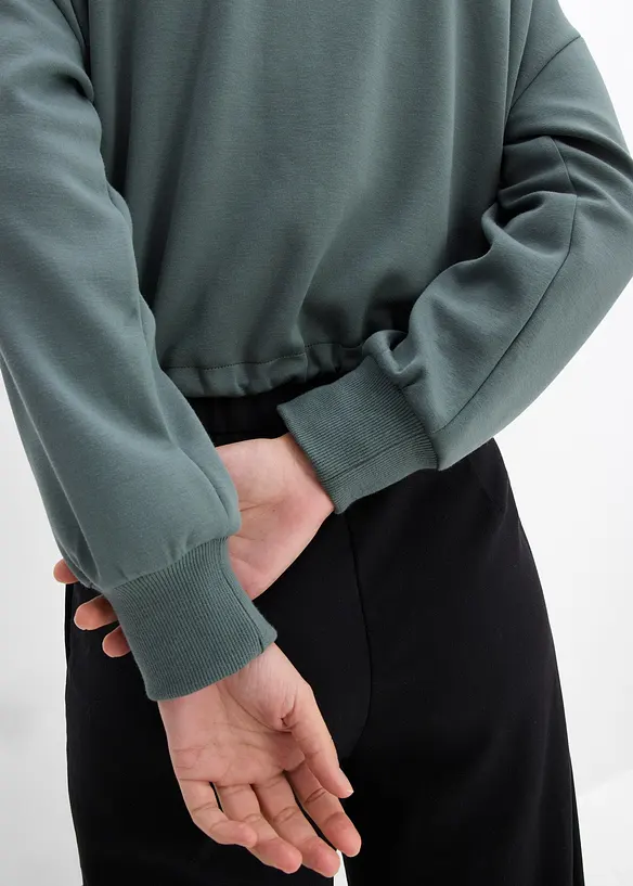 Blusjacka i stabil trik&aring; av viskosmix, bonprix