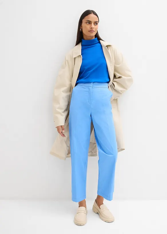 Chinos av bomullstwill, bonprix