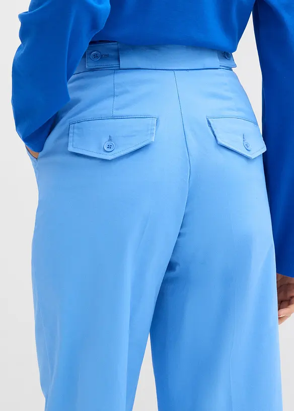 Chinos av bomullstwill, bonprix