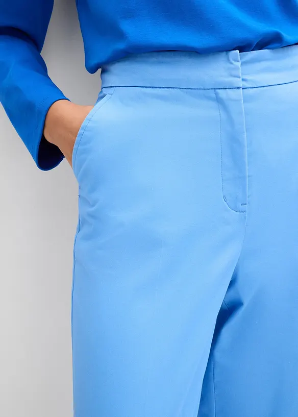 Chinos av bomullstwill, bonprix