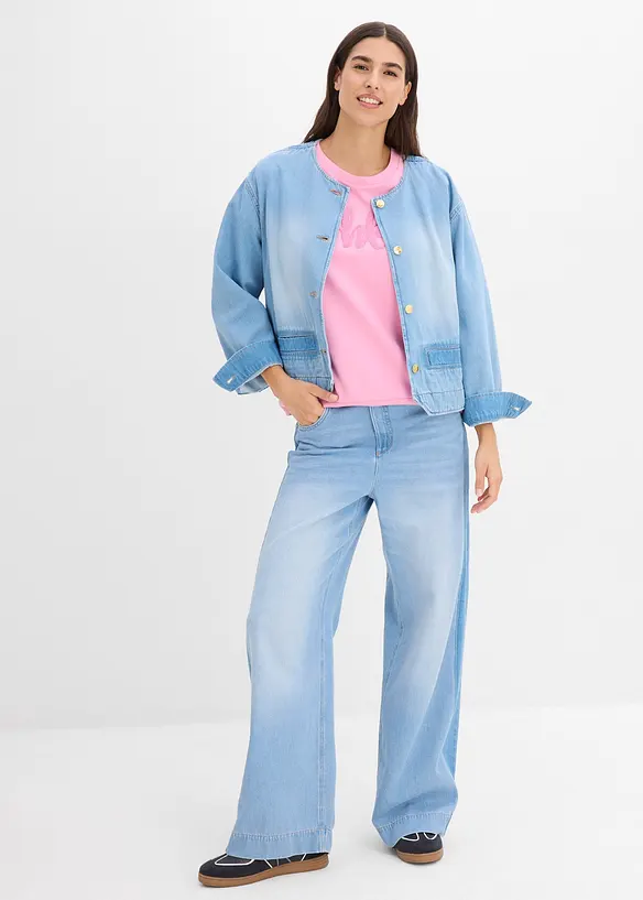 Sweatshirt i bomullsmix, bonprix