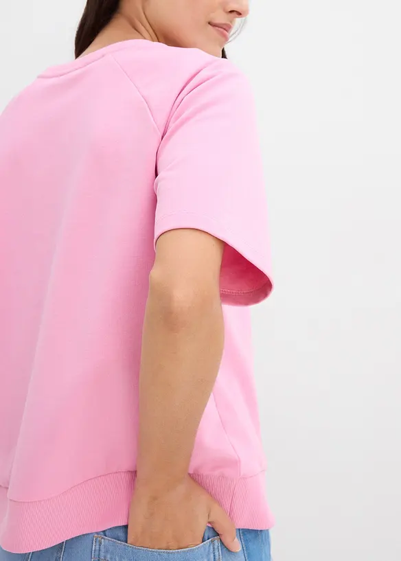 Sweatshirt i bomullsmix, bonprix