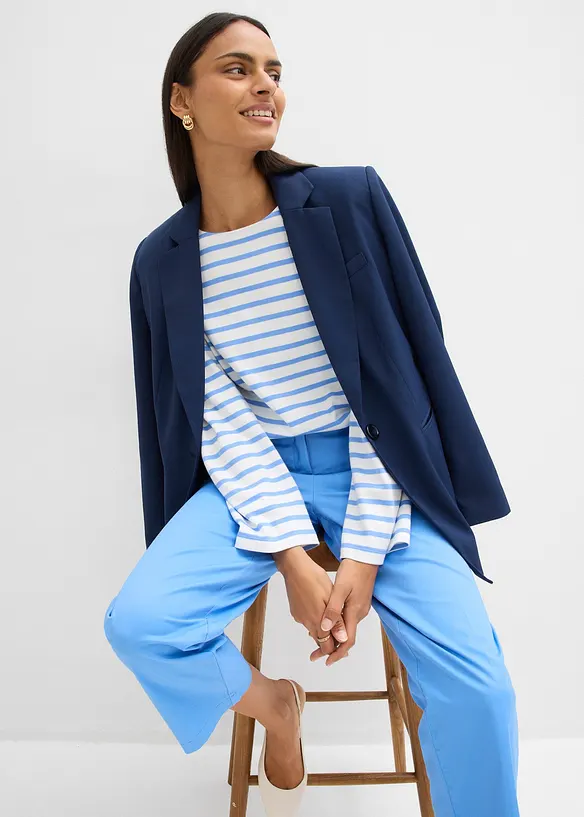 L&aring;ng&auml;rmad topp i ekologisk bomull, bonprix