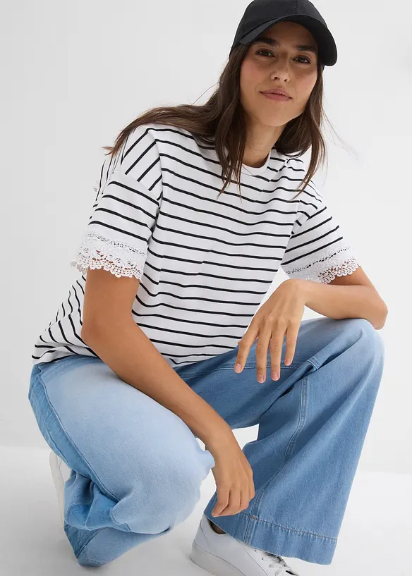 Randig T-shirt, bonprix