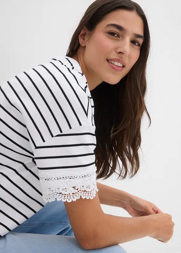 Randig T-shirt, bonprix