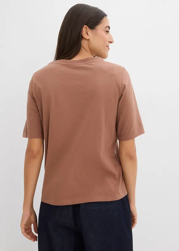 T-shirt av ren ekologisk bomull, bonprix