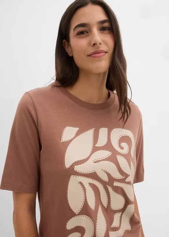 T-shirt av ren ekologisk bomull, bonprix