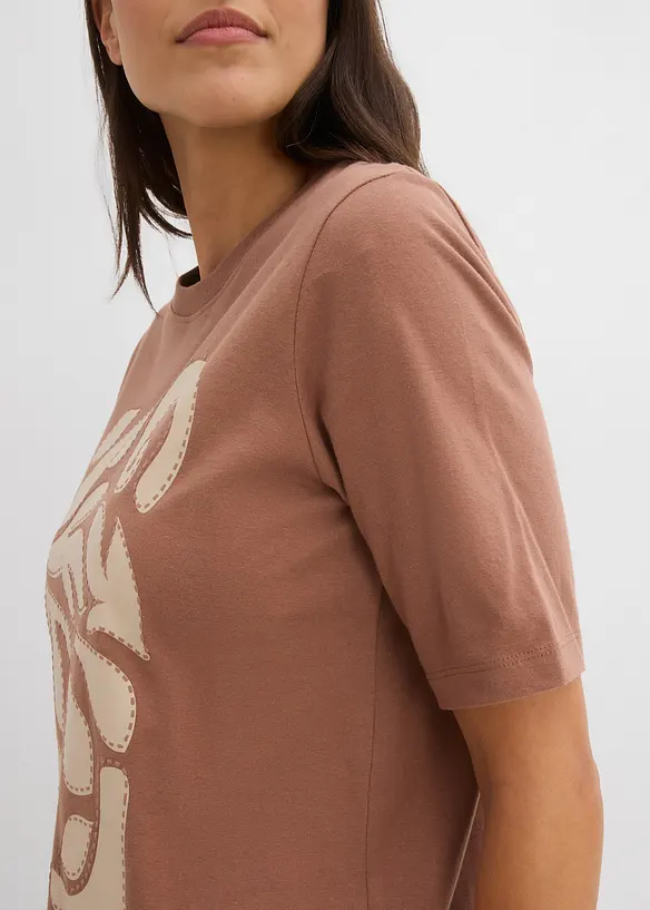 T-shirt av ren ekologisk bomull, bonprix