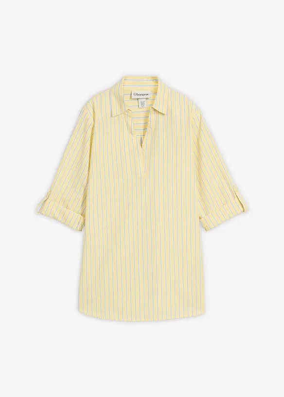 Blus av ren bomull, bonprix