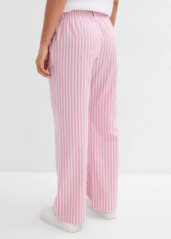 Palazzobyxa av bomullspoplin, bonprix