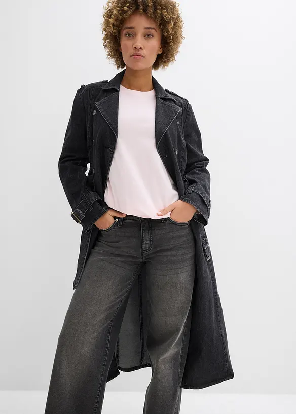 L&aring;ng&auml;rmad topp i ekologisk bomull, bonprix