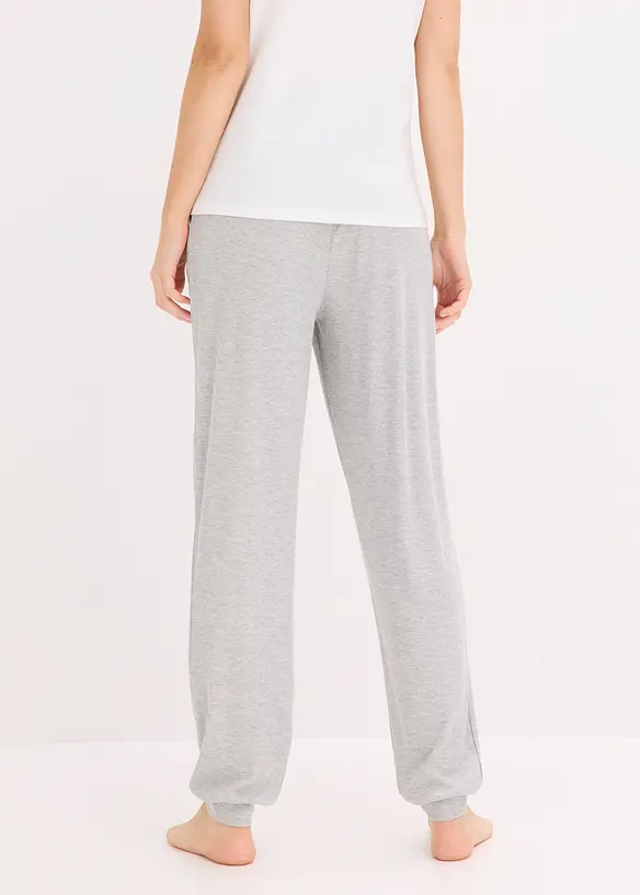 Mysbyxa av ribbat viskosmaterial, bonprix