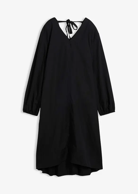 Skjortkl&auml;nning med ballong&auml;rmar, bonprix