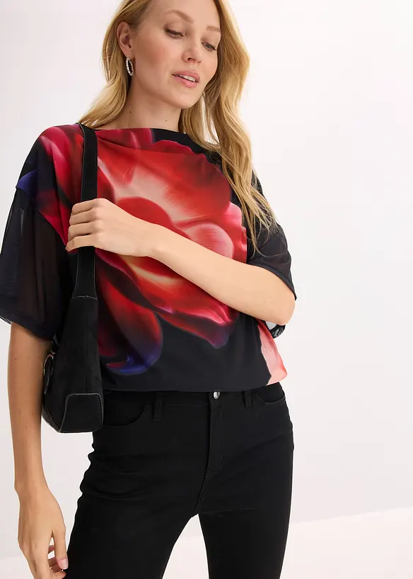 Topp i mesh, bonprix