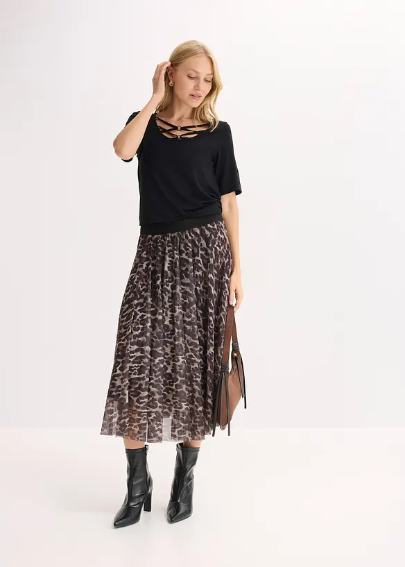 Topp med korslagd detalj, bonprix