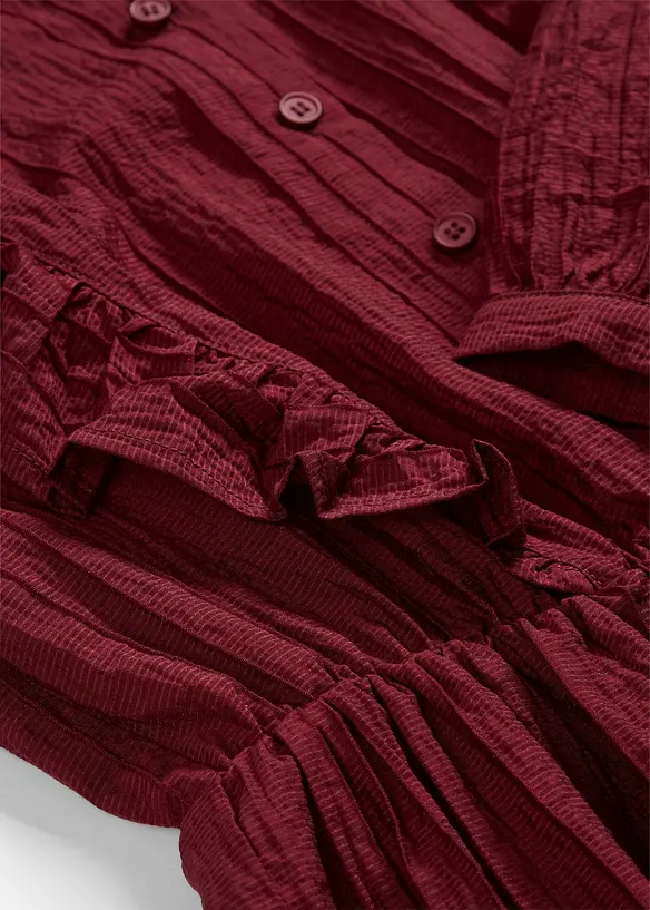 Kl&auml;nning med volanger, bonprix