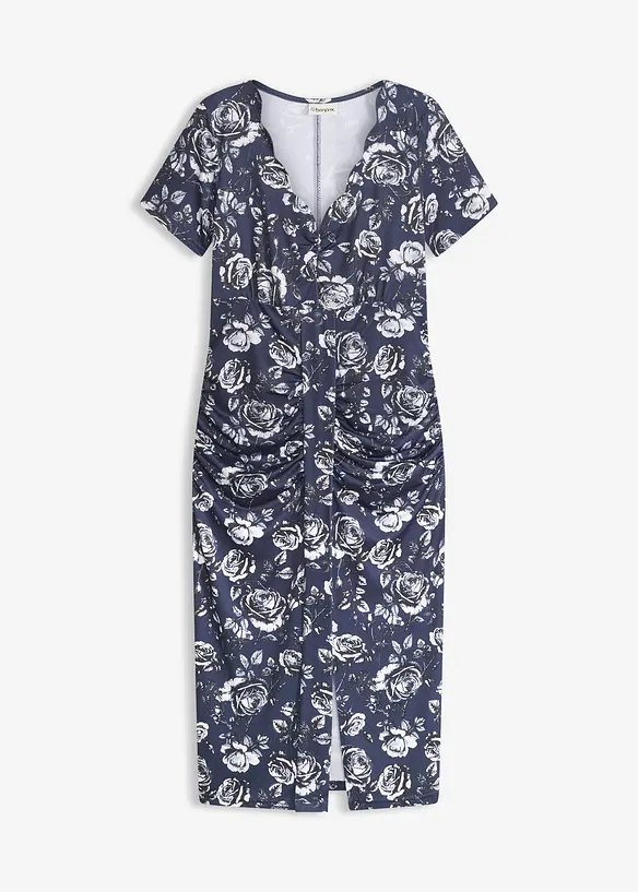 Figurn&auml;ra midikl&auml;nning med djup ringning, bonprix