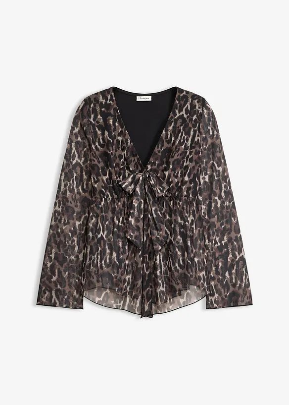 Blustopp i insv&auml;gd modell av med mesh, bonprix