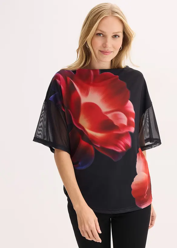 Topp i mesh, bonprix