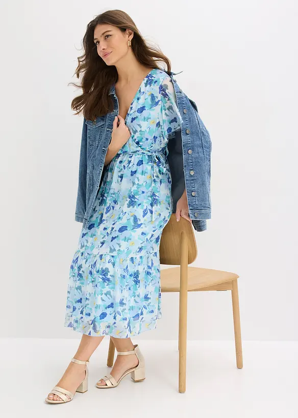 Midikl&auml;nning av mjuk mesh, bonprix