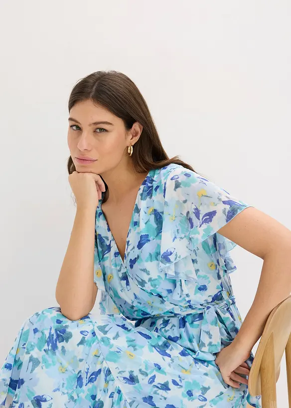 Midikl&auml;nning av mjuk mesh, bonprix