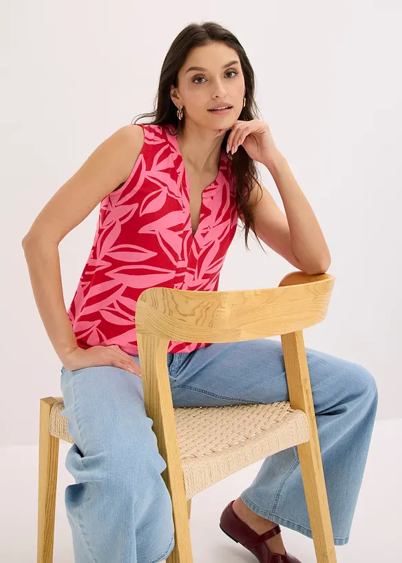 Linne i mjuk viskosmix, bonprix