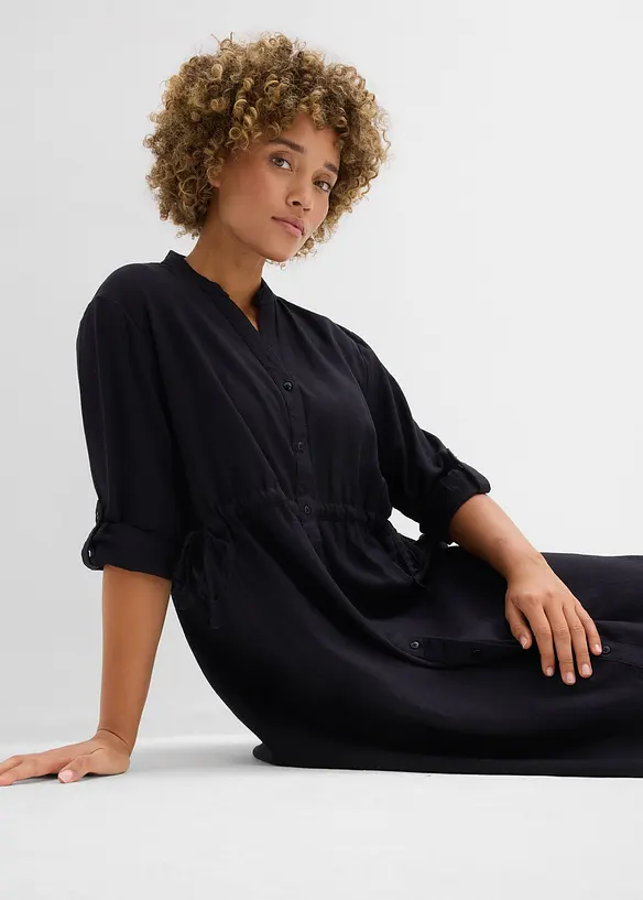 Midikl&auml;nning av linnemix, bonprix