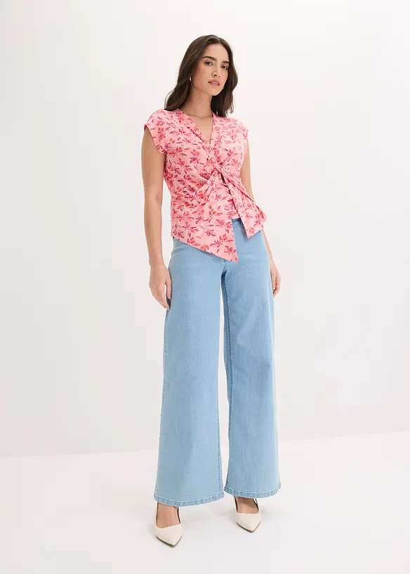 Topp med knutdetalj, bonprix