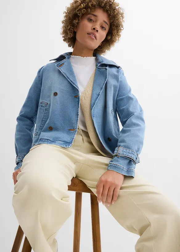 Palazzobyxa med h&ouml;g res&aring;rmidja, bonprix