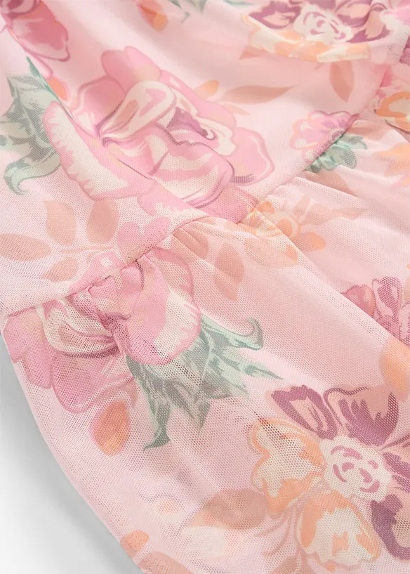 Maxikjol i mjuk mesh, bonprix