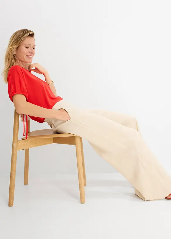 Palazzobyxa av viskosmix, bonprix