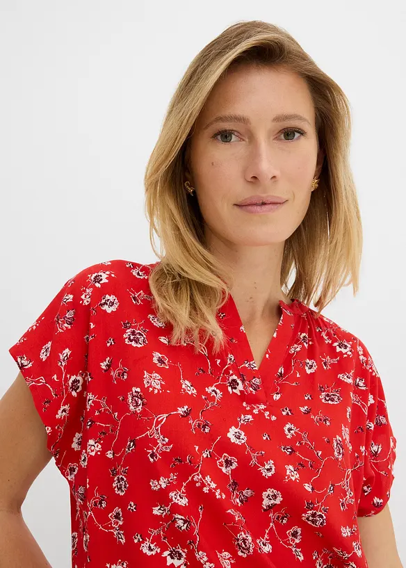 Blustunika i b&ouml;ljande viskos, bonprix