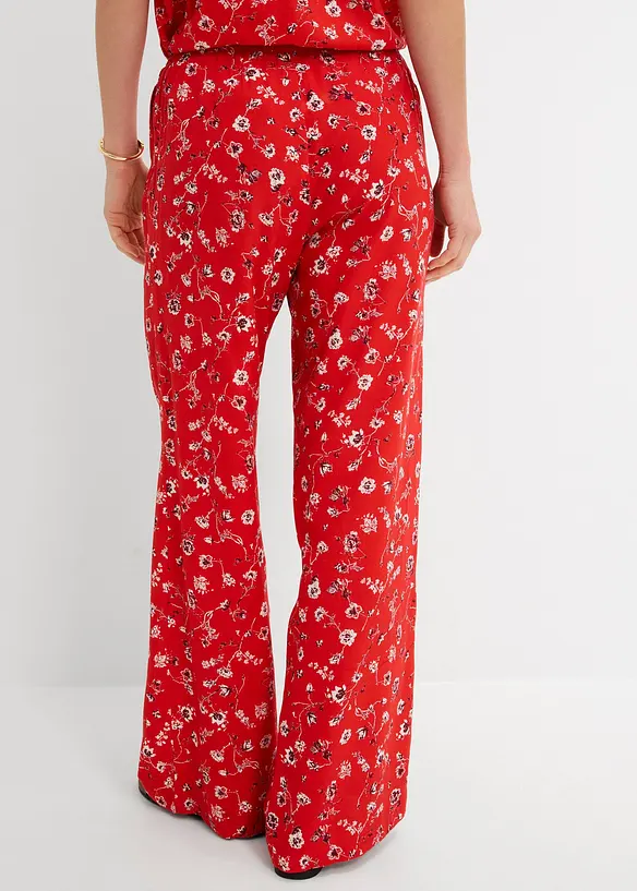 Dra p&aring;-byxa i f&ouml;ljsam viskos, bonprix