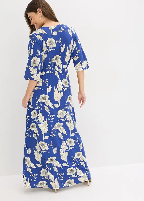 Jerseykl&auml;nning i mjuk viskosmix, bonprix