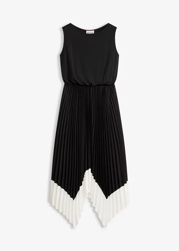 Kl&auml;nning med asymmetrisk nederkant, bonprix