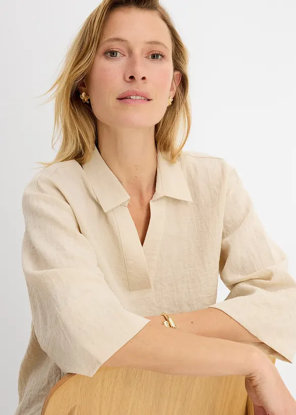 Tunika av mjuk viskosmix, bonprix